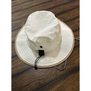 Eddie Bauer Bucket Sun Hat Adult One Size White 100% Nylon Fish Camp Outdoors